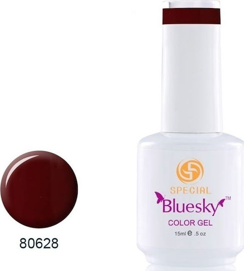 Bluesky 806 Semi-Permanent Nail Polish Oxblood 80628 15ml 1pcs