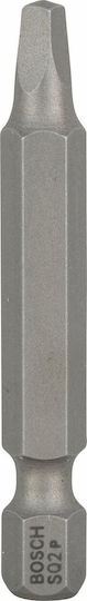 Bosch Set 3 Biți Șurubelniță Pătrat Capete R2 49mm
