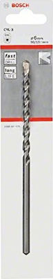 Bosch CYL-3 (6x90x150mm) Diamond Drill with Cylindrical Shank for Masonry 6x150mm