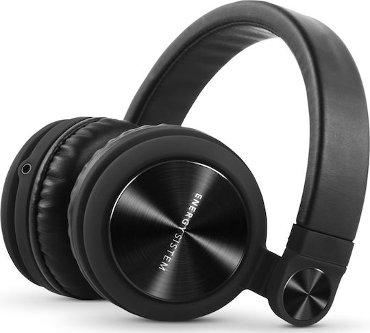 Energy Sistem DJ2 Mic Wired On Ear Headphones with Radio Black