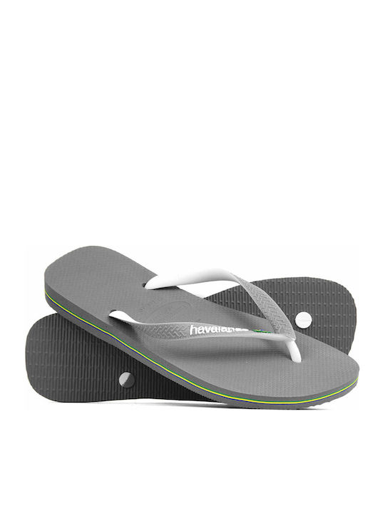 Brasil Mix Men's Flip Flops Gray