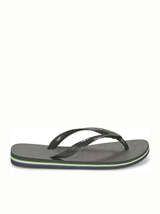 Havaianas Brasil Flip Flops Black
