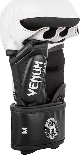 Venum Challenger 3.0 03541 MMA-Handschuhe Leder Weiße/Schwarze