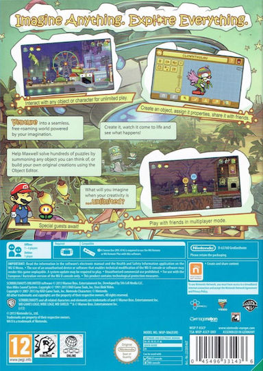 Scribblenauts Unlimited Wii U Joc (Folosit)