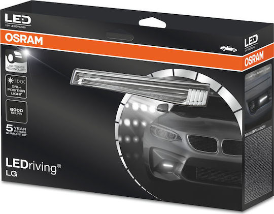 Osram LEDriving LG Waterproof LED Daytime Running Lamps Universal 12V 15W 2pcs