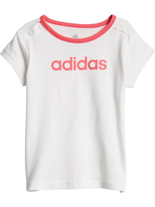 adidas Kids Summer Set With Shorts 2pcs White