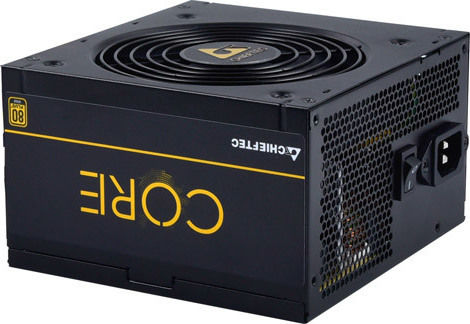 Chieftec Core 500W Black Computer Power Supply Full Wired 80 Plus Gold