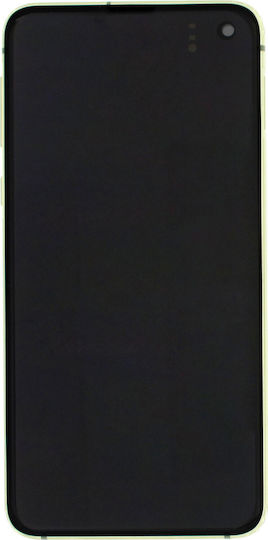 Samsung Screen with Touch Mechanism and Frame for Galaxy S10e (Yellow)