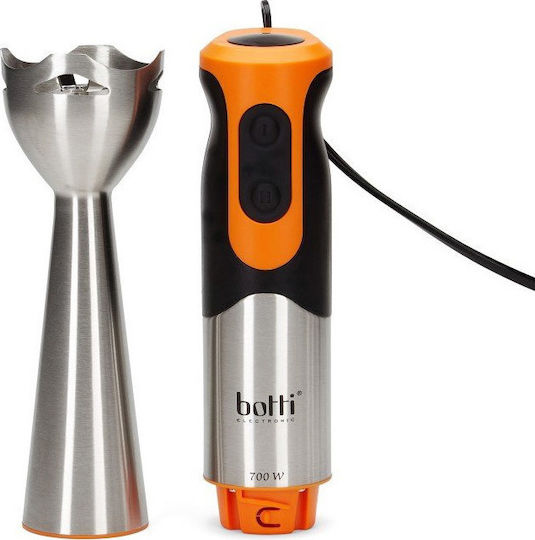 Botti HB-718N Blender de mână cu tijă din oțel inoxidabil 700W Portocaliu