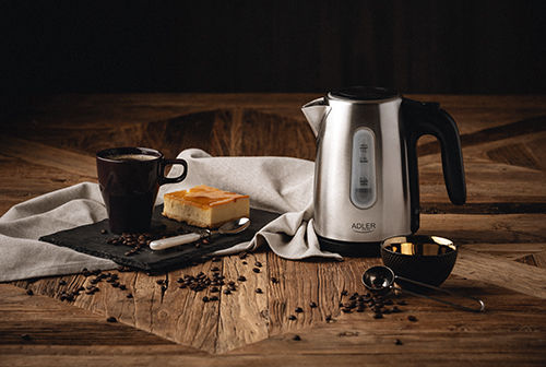 Adler Βραστήρας 1lt 1200W Ασημί
