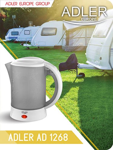 Adler Kettle Travel Size 600ml 600W Gray
