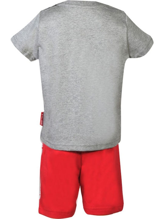 BodyTalk Kids Set with Shorts Summer 2pcs Gray