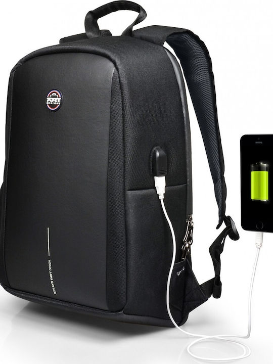 Port Designs Chicago Evo BP Τσάντα Πλάτης 15.6" Μαύρη