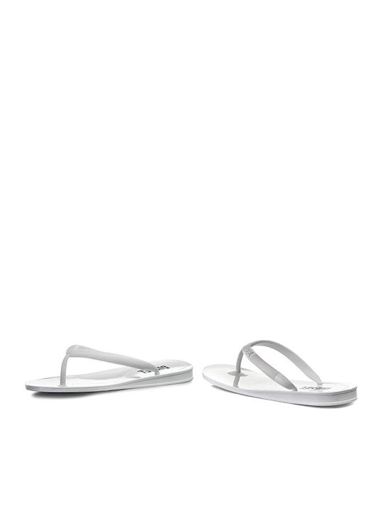 Flip Flops Damă în Culoare Albă