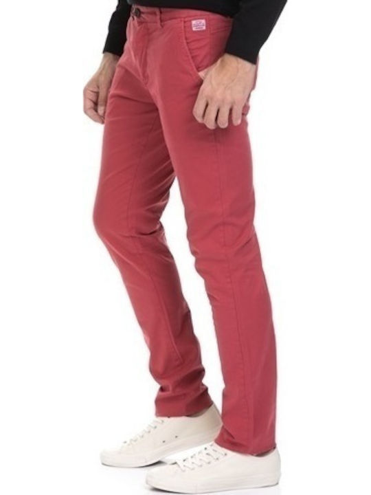 Trousers Chino in Regular Fit Berry