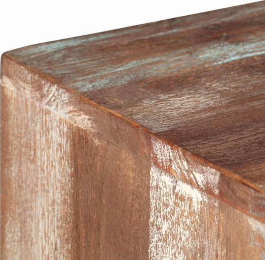 TV Stand from Solid Wood Multicolour L118xW30xH40cm