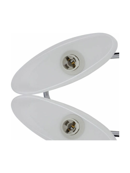 vidaXL Ceiling Mount Light White with Socket E14