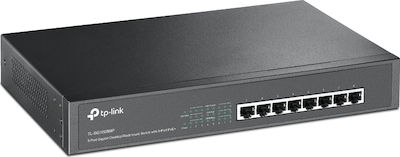 TP-LINK TL-SG1008MP v1 Unmanaged L2 PoE+ Switch με 8 Θύρες Gigabit (1Gbps) Ethernet