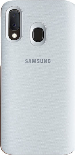 Samsung Wallet Cover Piele artificială Alb (Galaxy A20e)