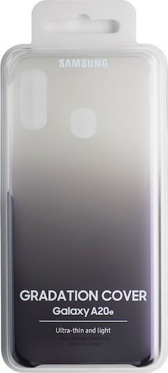 Samsung Gradation Cover Black Back Cover Silicone Black (Galaxy A20e)