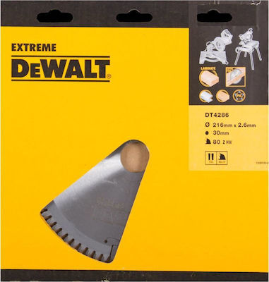 Dewalt Δίσκος Κοπής Ξύλου Extreme 216mm Slicer/Coarse Grater Disc Wood 216mm 1pcs