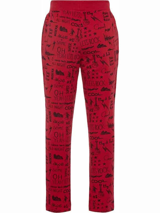 Name It Copilăresc Pantalon de Trening Roșu 1buc