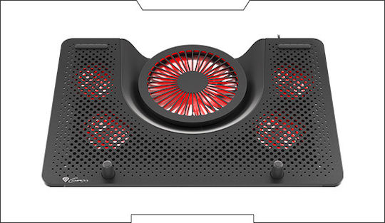 Genesis Oxid 550 Cooling Pad για Laptop έως 17.3" με 5 Ανεμιστήρες και Φωτισμό