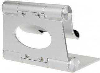Folding Pivot Aluminum Таблет Стойка За офиса до 10" в Сребрист цвят