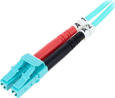 Pro snake Fiber Optic Cable LC-SC 2m Turquoise 1pcs