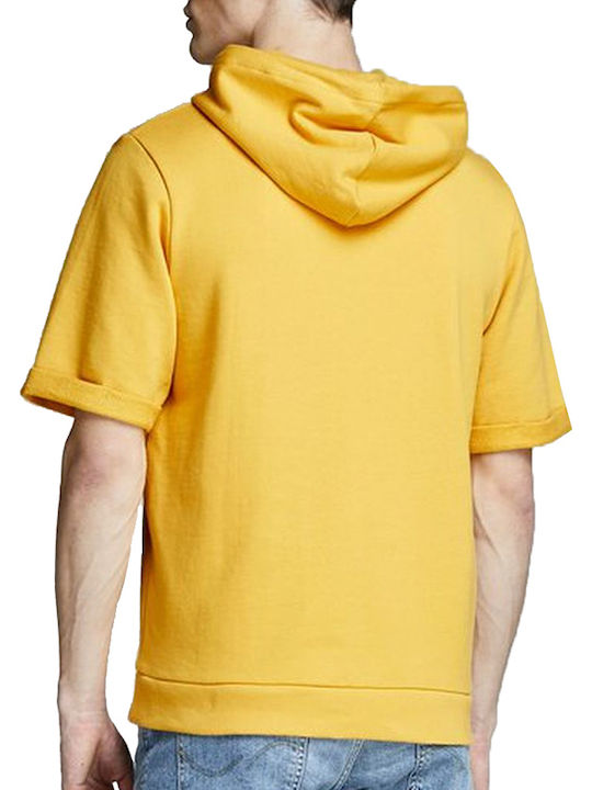 Jack & Jones Men's Sweatshirt with Hood Yellow