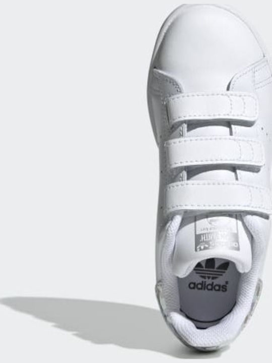 Stan Smith STAN SMITH CF C Kinder Sneakers mit Klettverschluss Cloud White / Core Black