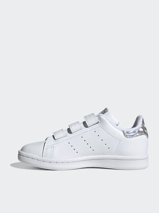 Stan Smith STAN SMITH CF C Kinder Sneakers mit Klettverschluss Cloud White / Core Black