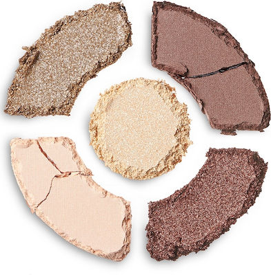 Revolution Beauty I Heart Donuts Eye Shadow Palette in Solid Form Chocolate Dipped 8.2gr