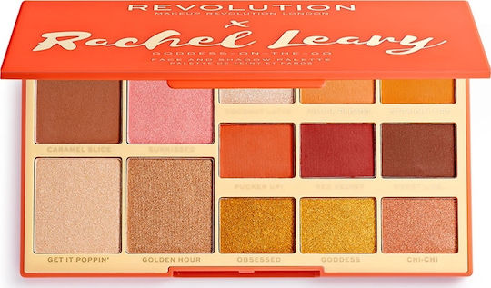Revolution Beauty x Rachel Leary Goddess On The Go Makeup Palette for Face & Eyes 20.8gr