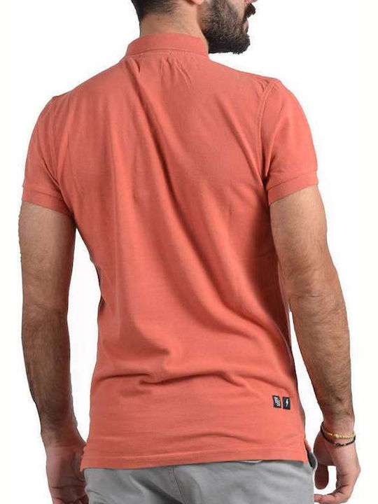 Emerson PSR1771 Men's Short Sleeve Blouse Polo Burnt Orange 201.EM35.71