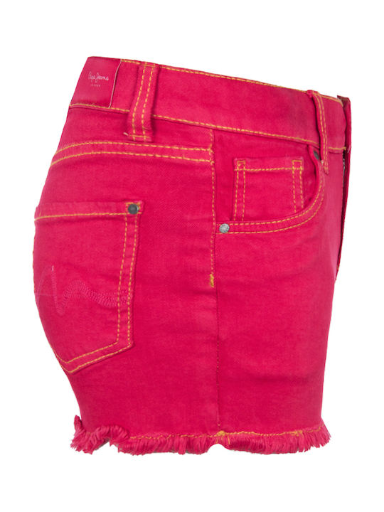 Pepe Jeans Șort/Bermude pentru copii Denim Patty Fuchsia