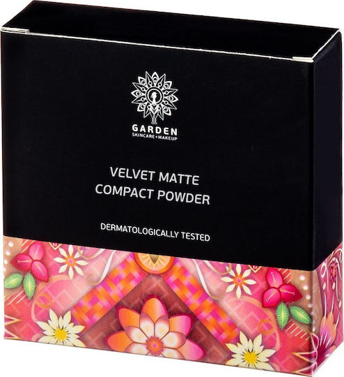 Garden Velvet Matte Compact Powder Puder 01 Sugar Moon 10gr