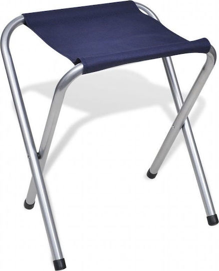 vidaXL Aluminum Table Set for Camping Folding in Case 120x60x55cm White 4 Pieces