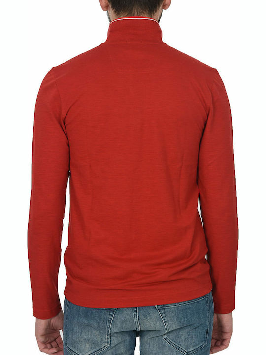 Hugo Boss Pleesy Men's Long Sleeve Blouse Polo Red