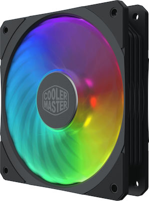 CoolerMaster Masterfan SF120R ARGB Case Fan (2000rpm / 59cfm) με Σύνδεση 4-Pin PWM