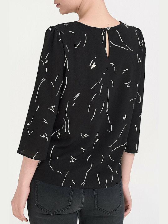 Vero Moda Women's Blouse Long Sleeve Navy