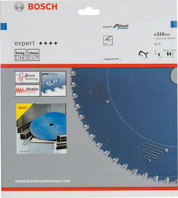 Bosch Πριονόδισκος Expert for Steel 210mm Slicer/Coarse Grater Disc Metal 210mm 1pcs