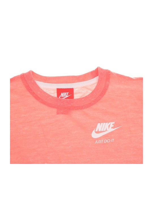 Nike Παιδικό Φόρεμα Vintage AOP Πορτοκαλί