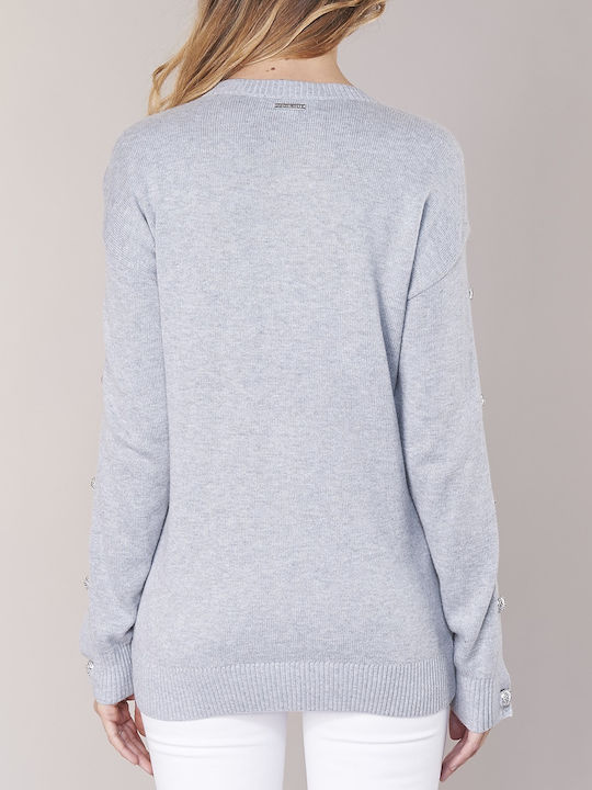 Michael Kors Damen Langarm Pullover Gray