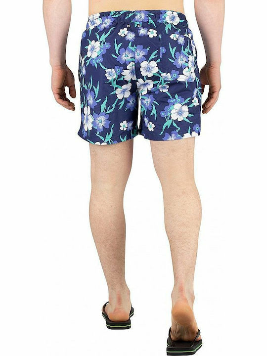 Gant Men's Swimwear Shorts Navy Blue Floral