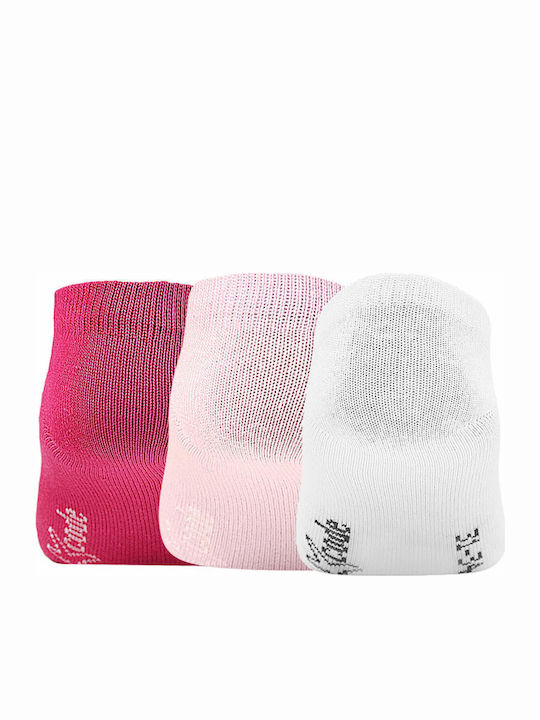 Xcode Girls 3 Pack Sport Ankle Socks Pink