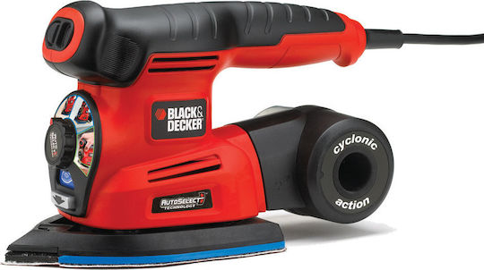 Black & Decker Πολυτριβείο Χούφτας 220W με Ρύθμιση Ταχύτητας και με Σύστημα Αναρρόφησης
