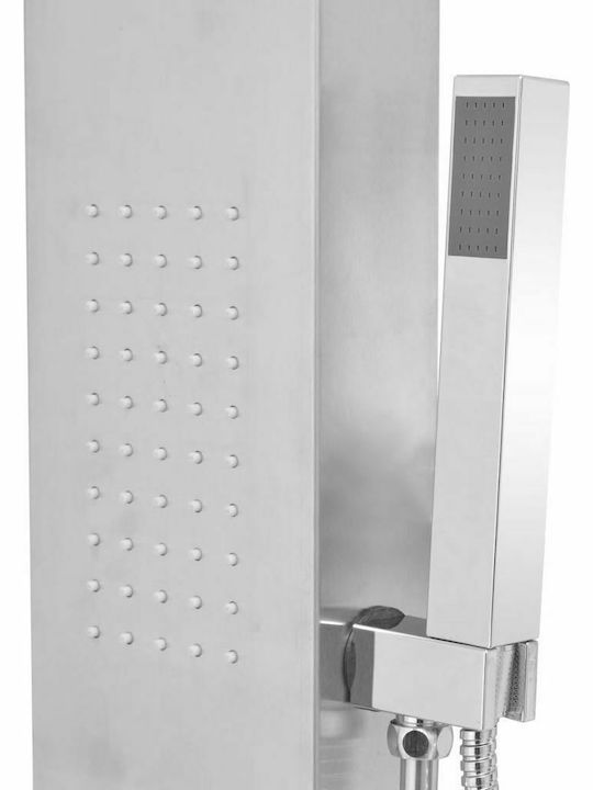 vidaXL Hydromassage Column 130cm Silver