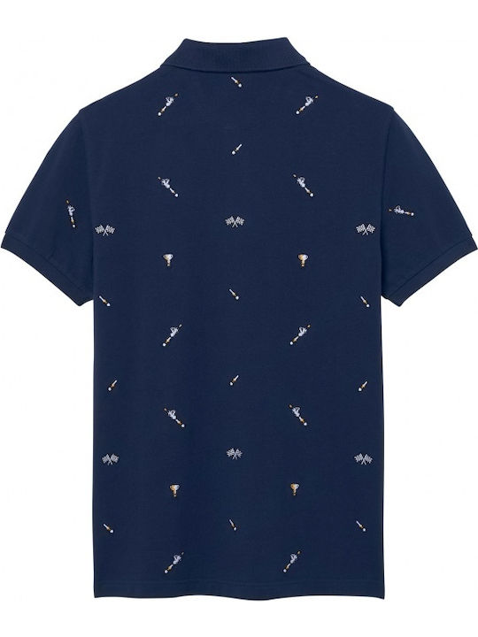 Gant X Le Mans Winner Bluza Bărbătească cu Mânecă Scurtă Polo Albastru marin