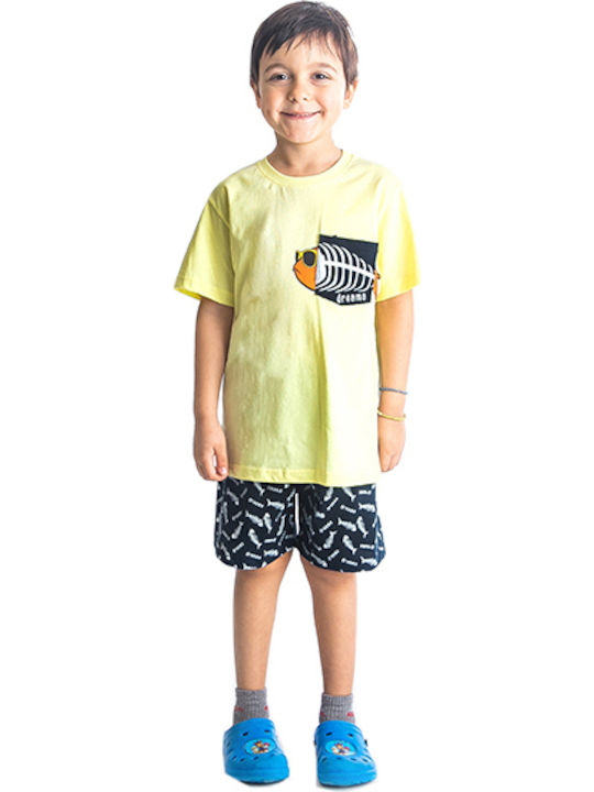 Dreams by Joyce Kids Pyjamas Summer Yellow